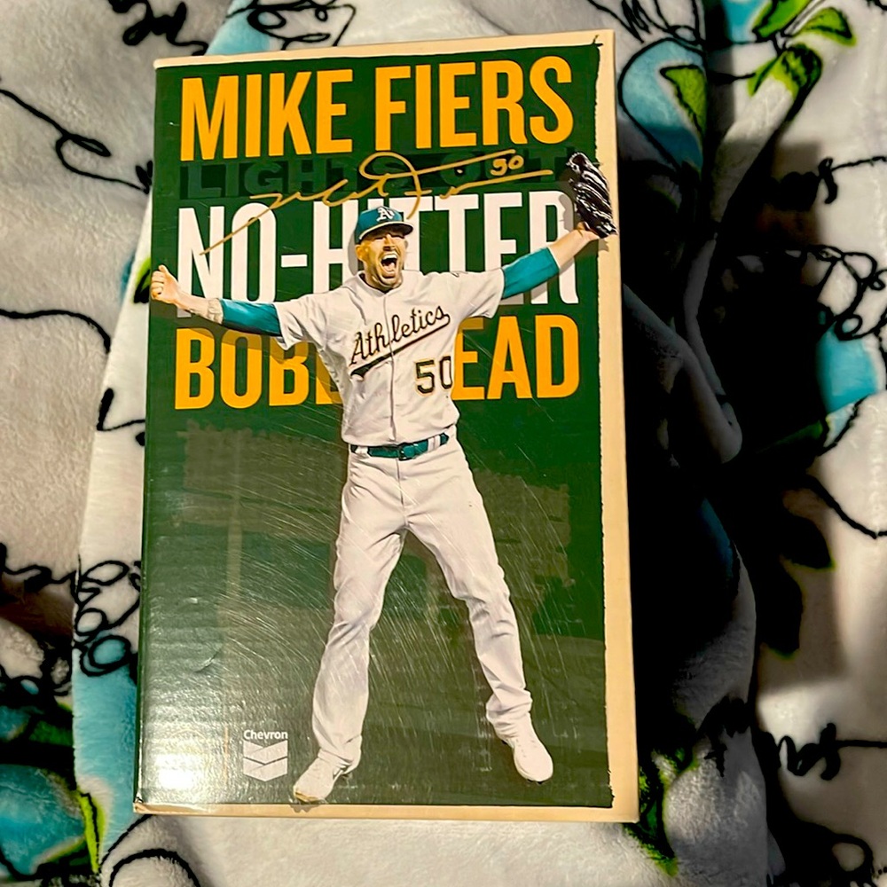 Mike Fiers Oakland Athletics No-Hitter Bobble Head 2019 New In Box